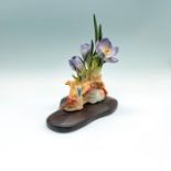 Cybis Porcelain Dutch Crocus Sculpture, Blue Enchantress