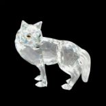 Swarovski Silver Crystal Figurine, Wolf