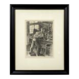 David Edwin Bernard (American, 1913-2002) Signed Etching