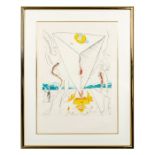 After Salvador Dali (Spanish, 1904-1989) Signed Limited Edition Color Etching on Paper