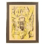 Jules Halfant (American, 1909-2001) Judaica Lithograph, Signed