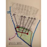 Architectural Drawing Circulation Concepts South Pointe, Miami Beach, 1992