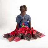 Haitian Folk Art Mixed Media Doll