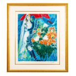 Marc Chagall (Russian/French, 1887-1985) Signed Lithograph, The Bride Under the Baldachin