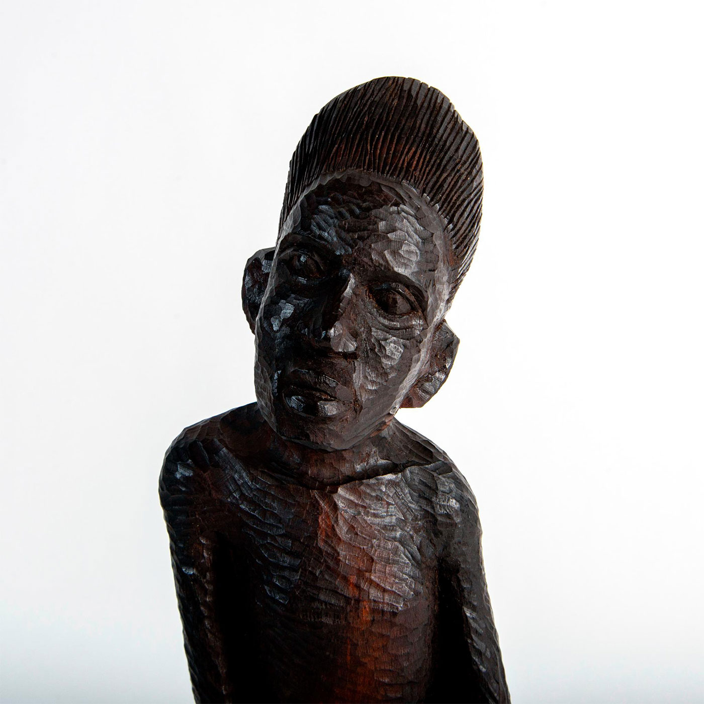 Festus O. Idehen (Nigeria, b.1927) African Wood Carving - Image 2 of 5