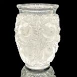 Lalique Crystal Bird Vase, Bagatelle