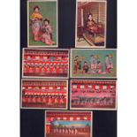 7pc Vintage Japanese Geisha Postcards