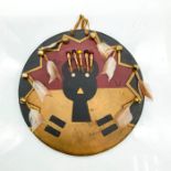 Sioux Native American Handmade Buffalo Shield