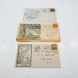 3pc Vintage Launching Program Correspondence, U.S.Navy Yard