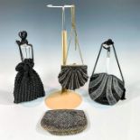 4pc Vintage Black La Regale, Walborg, and Genie Purses