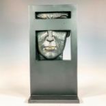 Global Views Iron Face Art Plaque