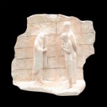 Vintage Austin Judaica Wailing Wall Sculpture