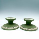 Pair of Wedgwood Jasperware Candleholders