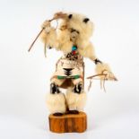 Vintage Hand Crafted American Tribal Warrior Statue