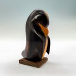 Wooden Penguin Figurine