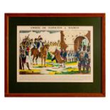 Entree de Napoleon a Madrid, Lithograph, Image d'Epinal