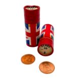 2pc 1967 Queen Elizabeth II Collection Bank Rolls