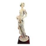 Capodimonte Giuseppe Armani Figurine, Lady With Sunshade