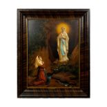 Framed Print on Metal, Our Lady of Lourdes