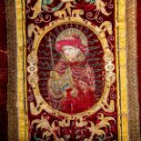 17th Century Italian Ecclesiastic Chasuble, Virgin Mary and Franciscan Saints