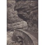 Vintage Photograph of the Road Gorge du Cians, France