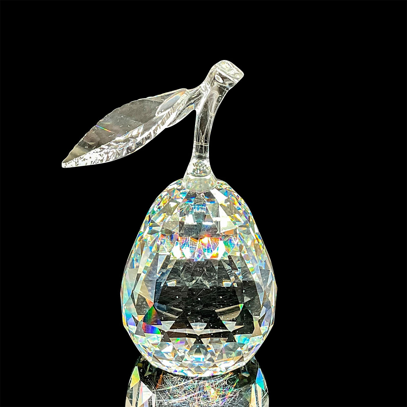 Swarovski Silver Crystal Figurine, Pear - Image 3 of 4