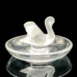 Lalique Crystal Swan Ring Tray