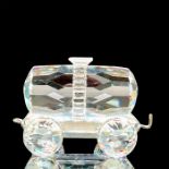 Swarovski Silver Crystal Figurine, Tank Wagon