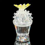 Swarovski Crystal Figurine, Flowering Cactus
