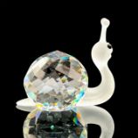 Swarovski Silver Crystal Figurine, Snail