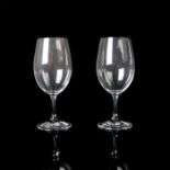 Pair of Riedel Crystal Water Goblets