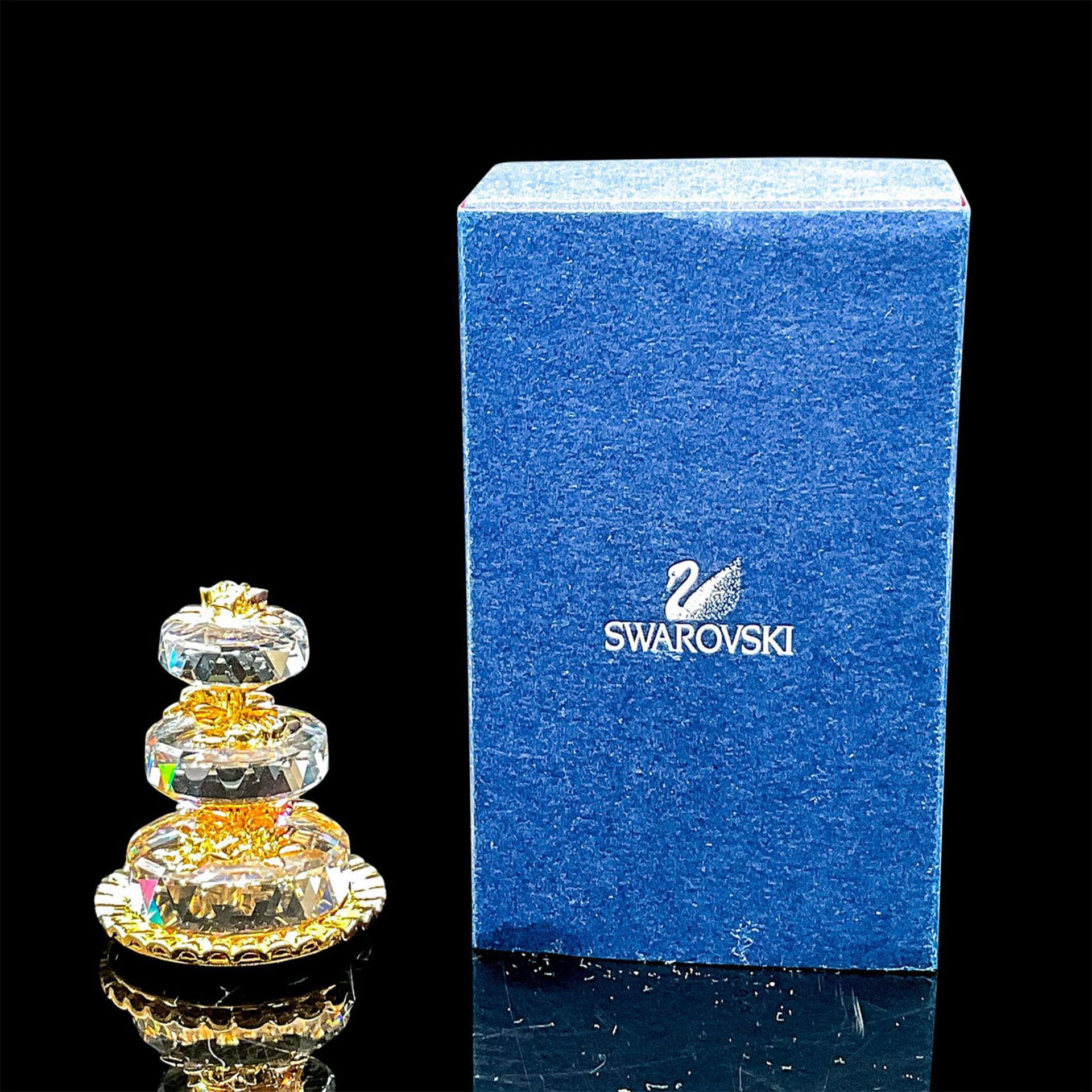 Swarovski Crystal Figurine, Wedding Cake - Bild 2 aus 4