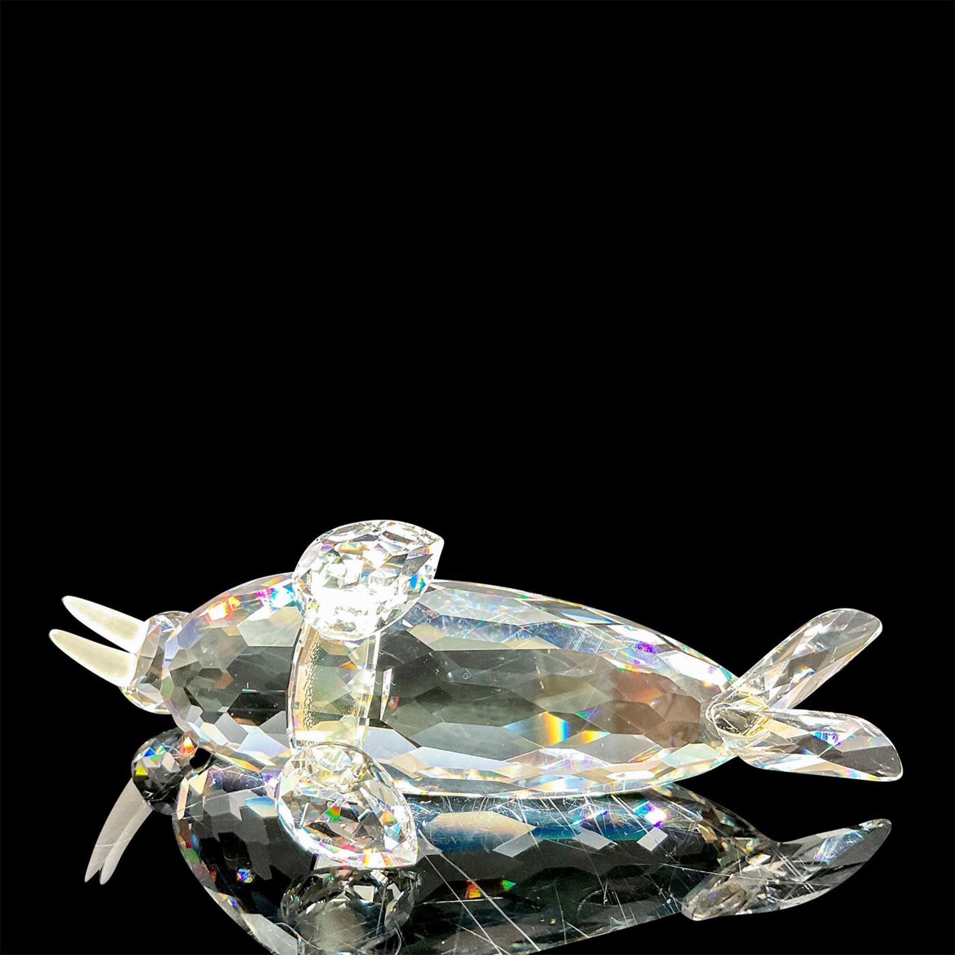 Swarovski Silver Crystal Figurine, Walrus 153901 - Image 4 of 4