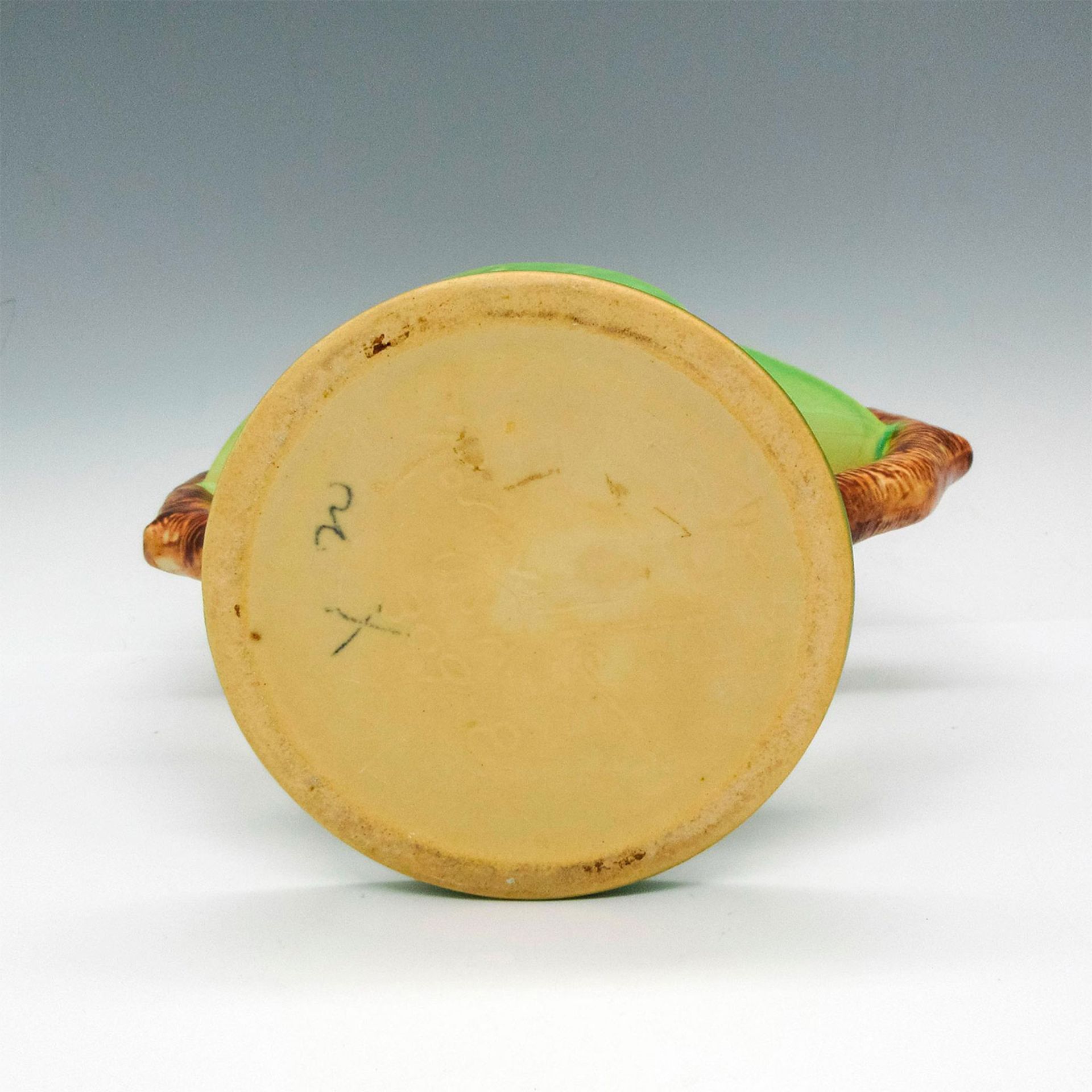 Roseville Pottery Basket Vase, Apple Blossom - Image 3 of 3