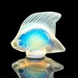 Lalique Satin Crystal Figurine, Fish, Opalescent Luster