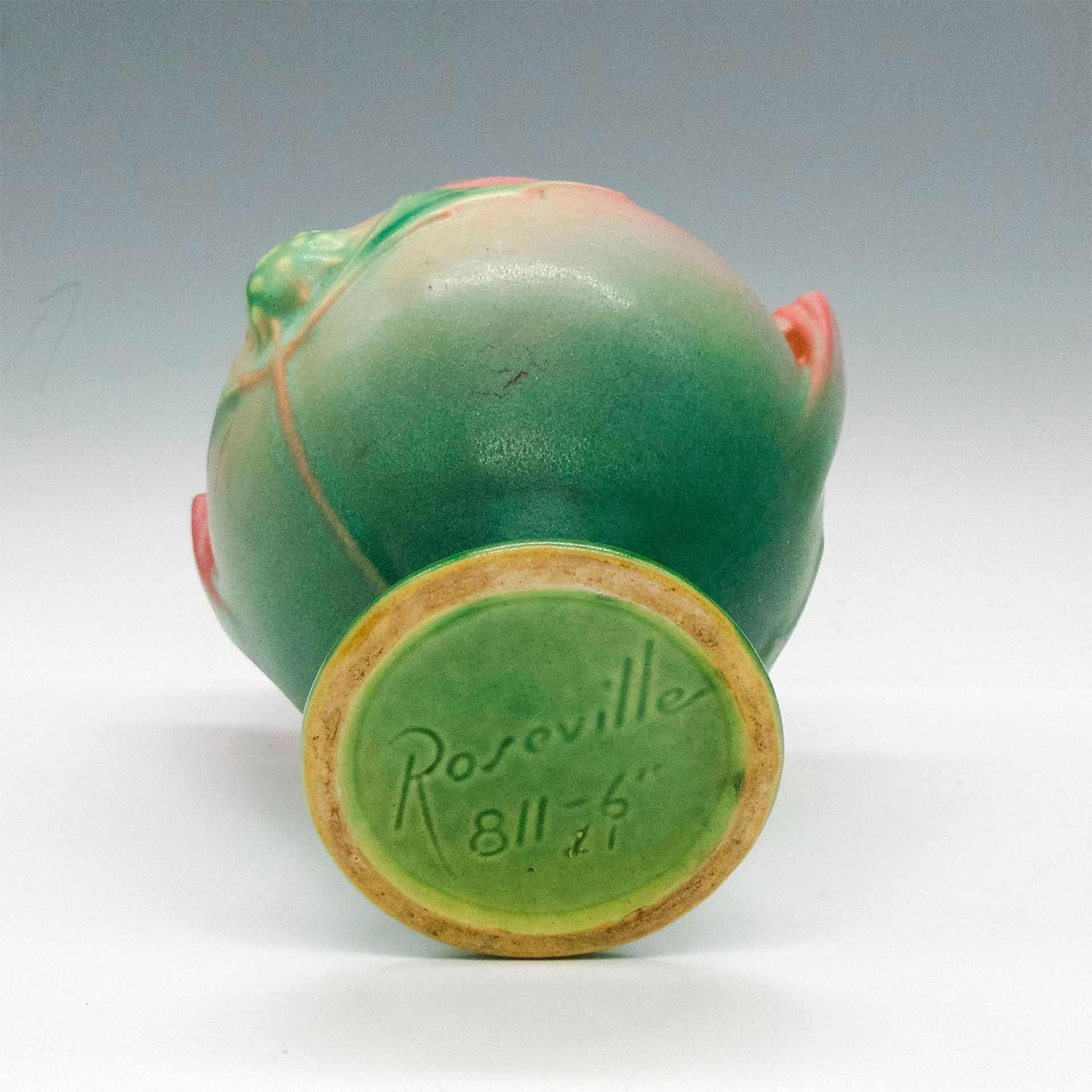 Roseville Pottery Vase, Thorn Apple - Image 3 of 3