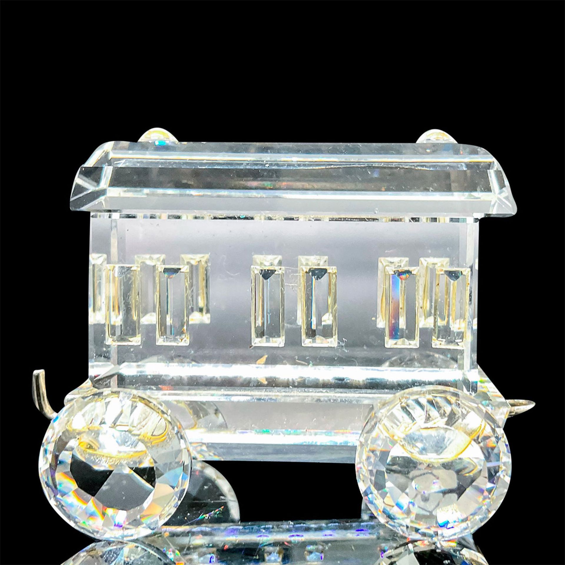Swarovski Silver Crystal Figurine, Passenger Carriage 015150 - Image 4 of 4