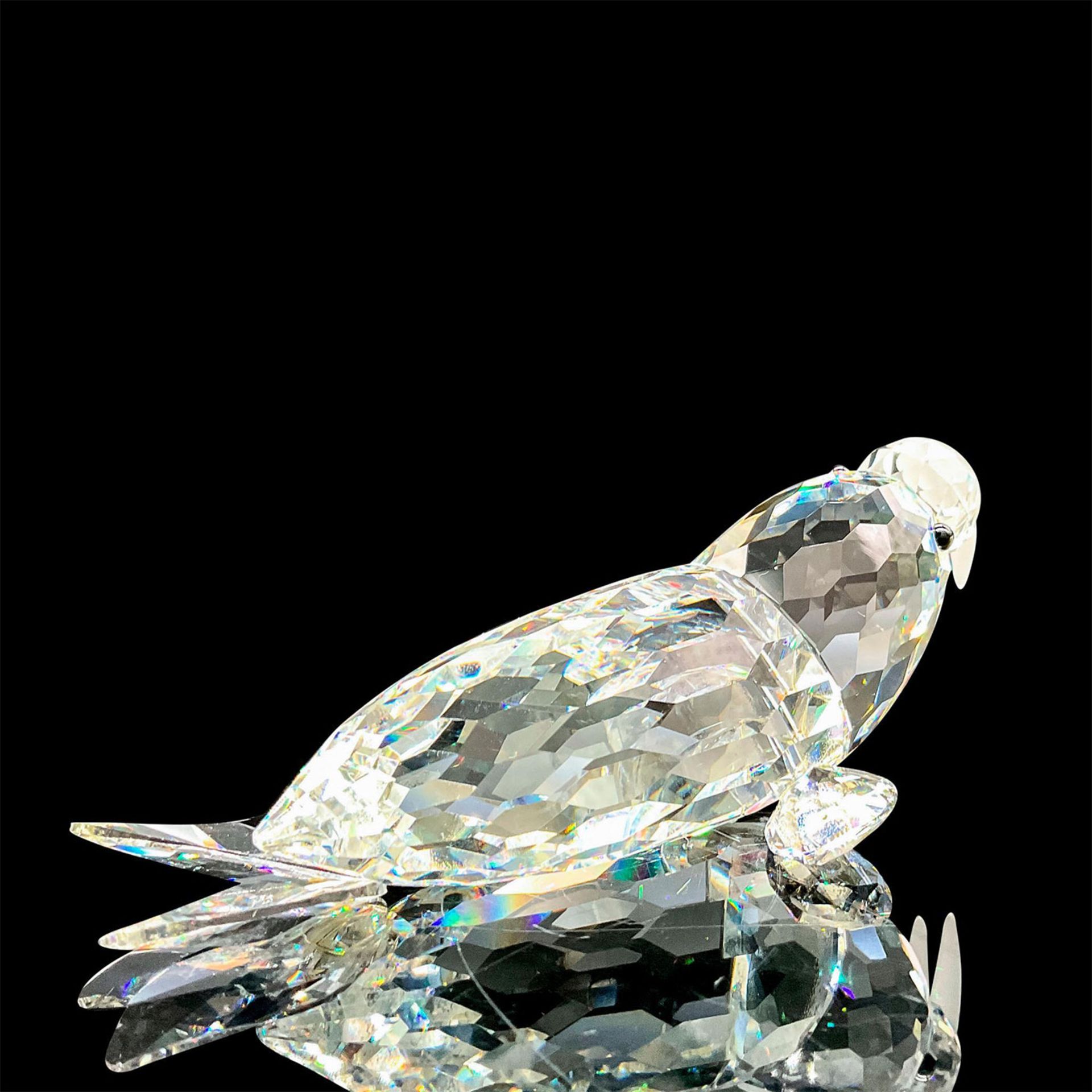 Swarovski Silver Crystal Figurine, Walrus 153901 - Image 3 of 4