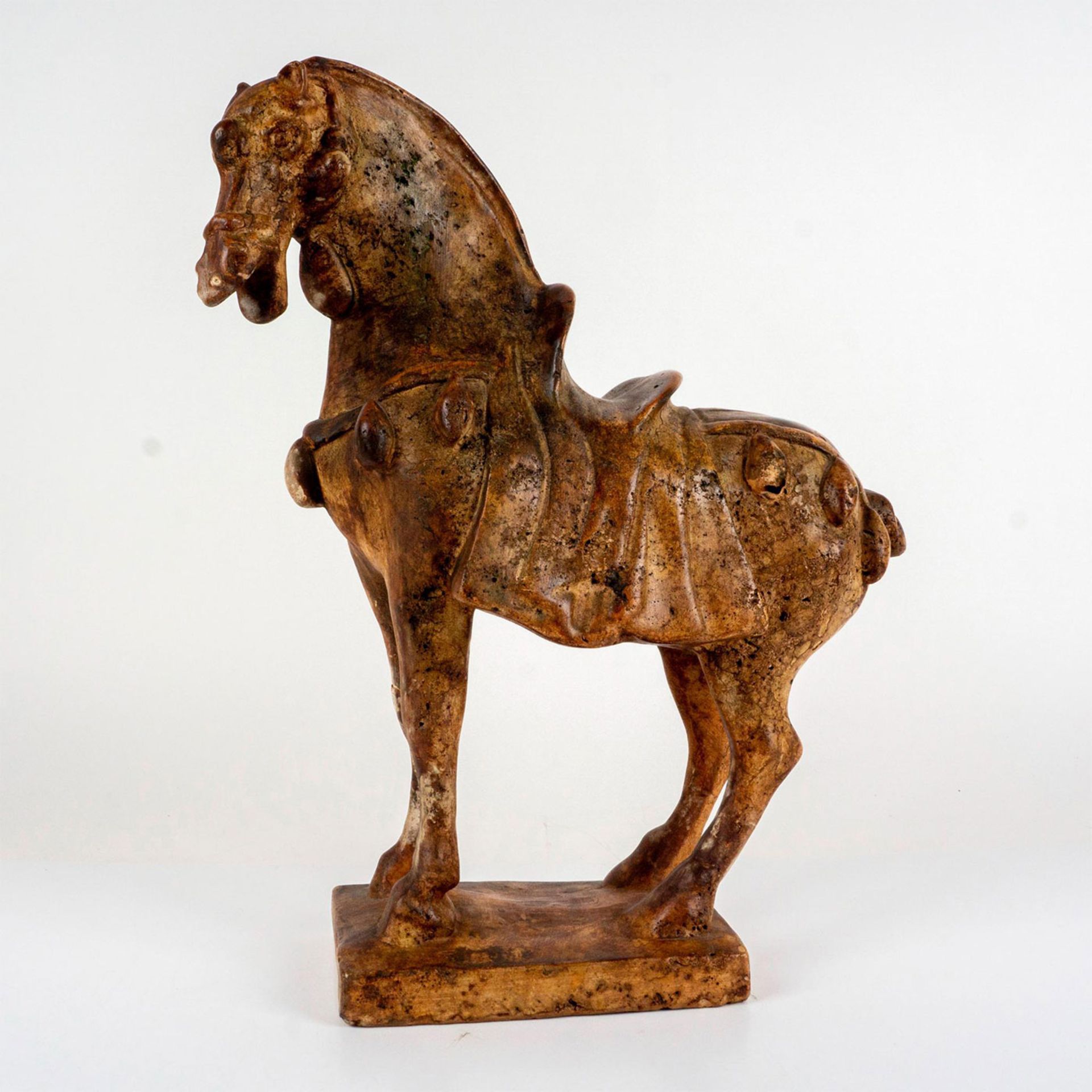 Tang Warrior Horse Sculpture