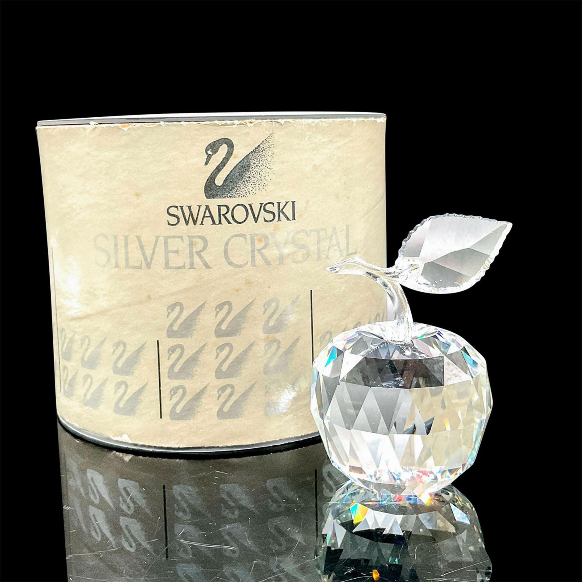 Swarovski Silver Crystal Figurine, Apple 160796 - Image 2 of 4