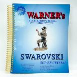 Warners Blue Ribbon Book On Swarovski Silver Crystal