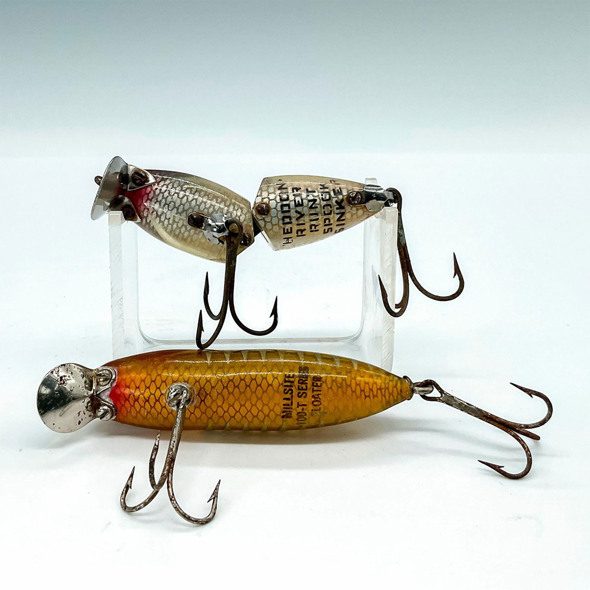 Pair of Heddon River Runts Shiner Scale and Yellow Millsite - Image 3 of 3