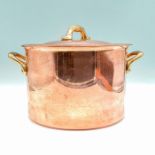 Williams Sonoma Small 3 Qt. Copper Stock Pot w/Lid