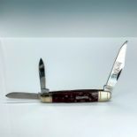 Marbles Cattleman Pocket Knife w/ Red Jigged Bone Handle