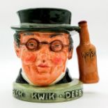 Royal Doulton Liquor Container, Mr Pickwick Whiskey Var.1