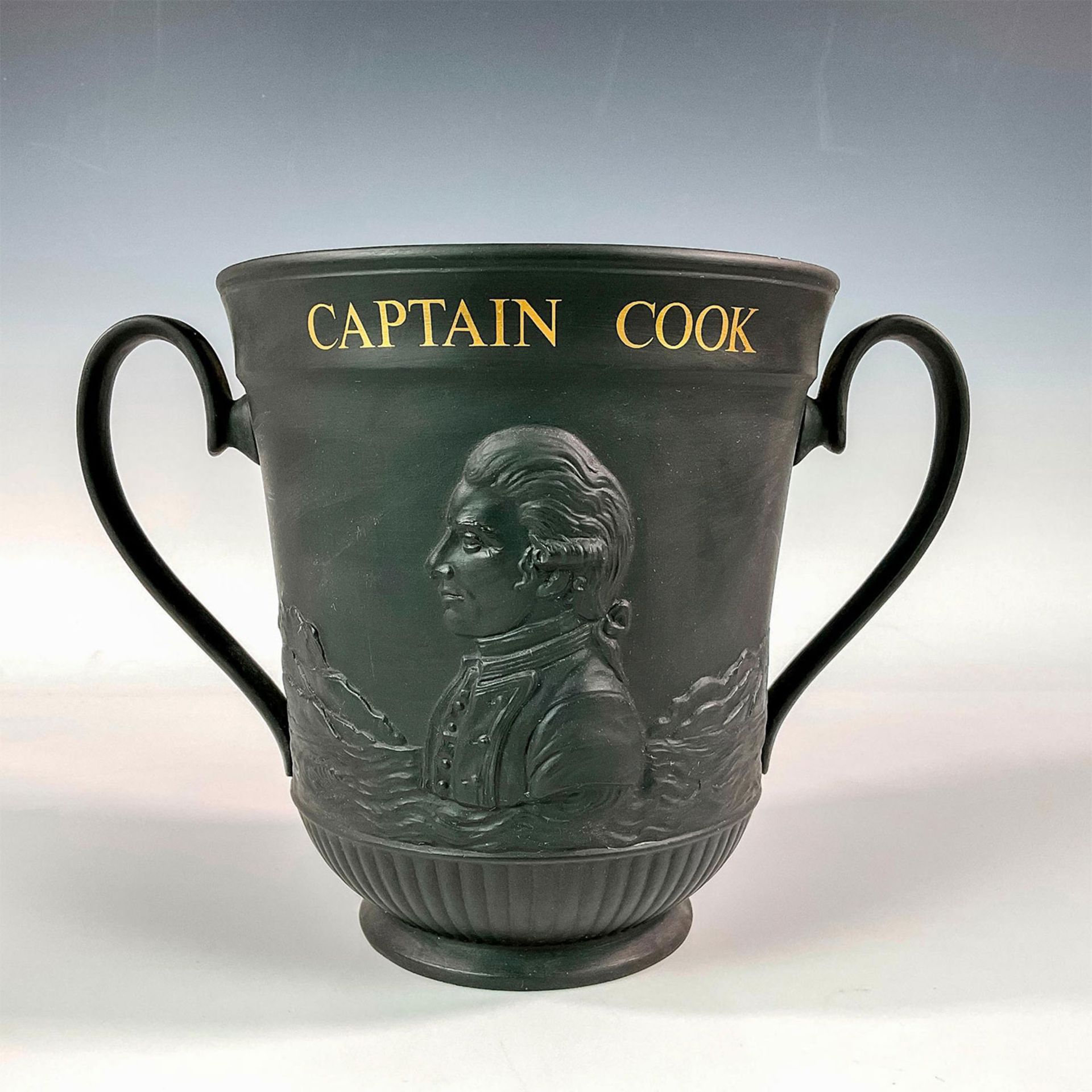 Royal Doulton Basalt Loving Cup, Captain Cook