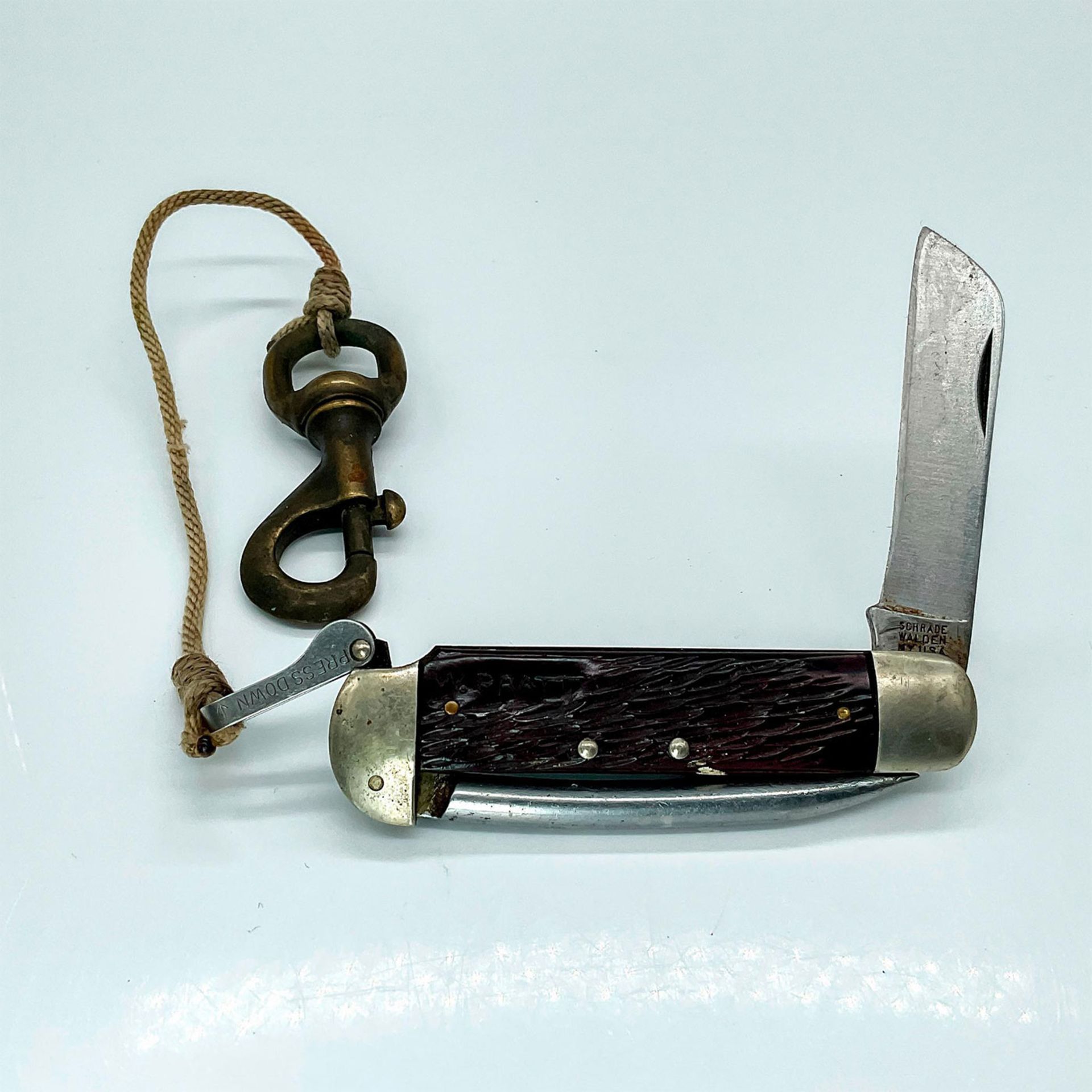 Schrade Walden Folding Mariner Pocket Knife w/Marlon Spike - Image 2 of 6