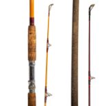 Pair of 8-8.5 Ft Surf Spinner Rods Likely Conolon/Lamiglas