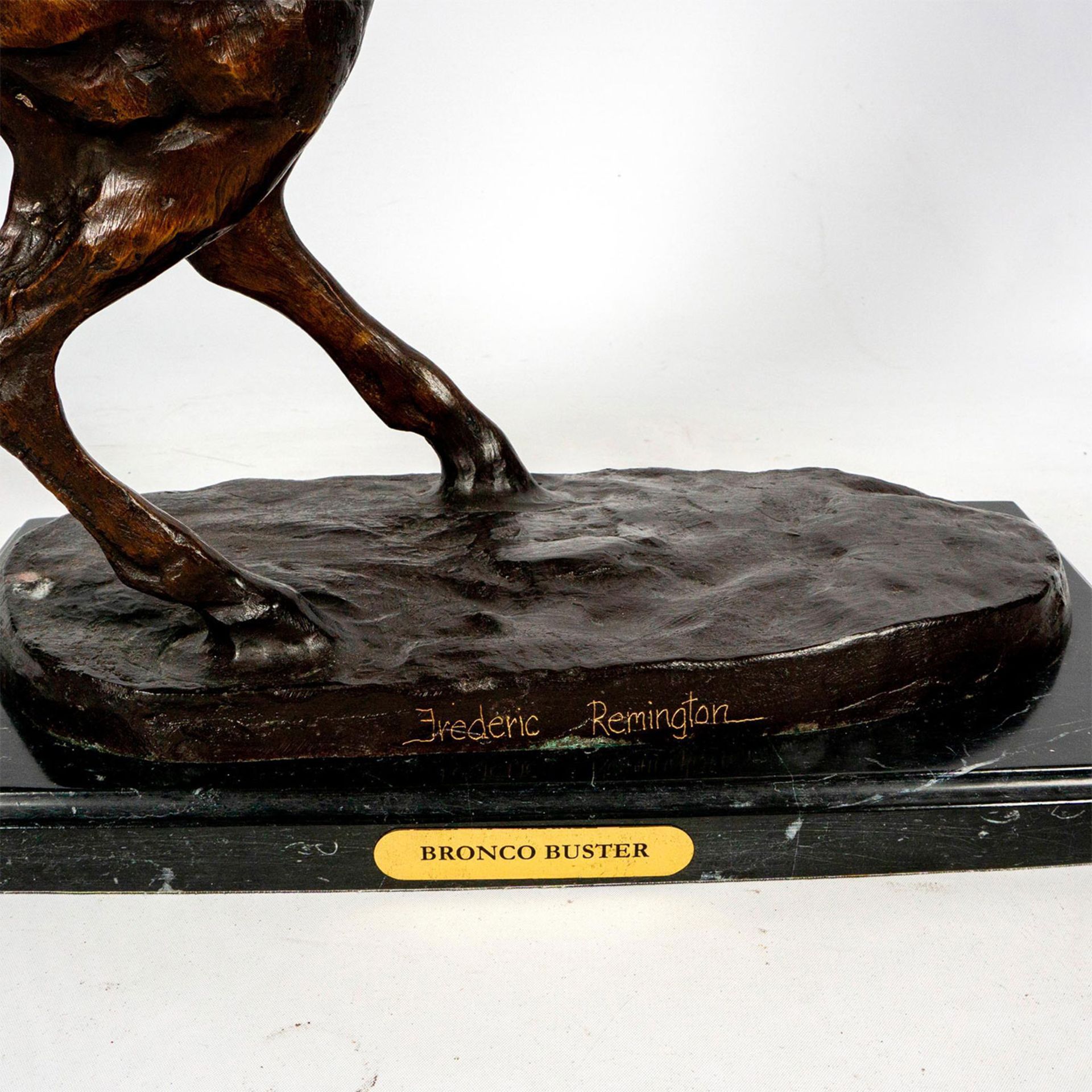 After Frederic Remington Bronze Sculpture, Bronco - Image 2 of 5