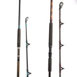 Pair of Vintage Deep Sea Heavy Duty Boat Rods Shakespeare